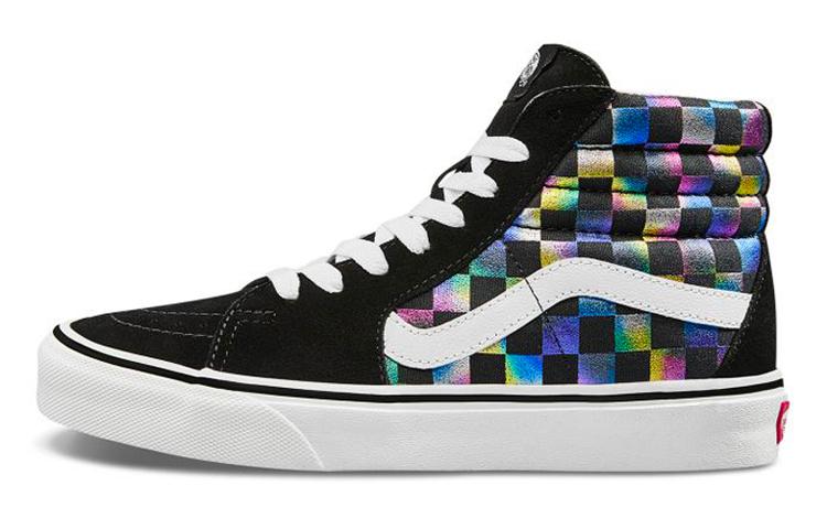 Sk8 Wmns Vans-Hi Iridescent Checkerboard Женские VN0A4BV6SRY 35