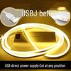 Warm Yellow USB LED Light Strip for TV Display or Cabinet