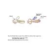 CHIMERA 2-Piece Rhinestone Barrettes, Bunny Hair Clips, Side Clips, Hair Accessories, Hairpins