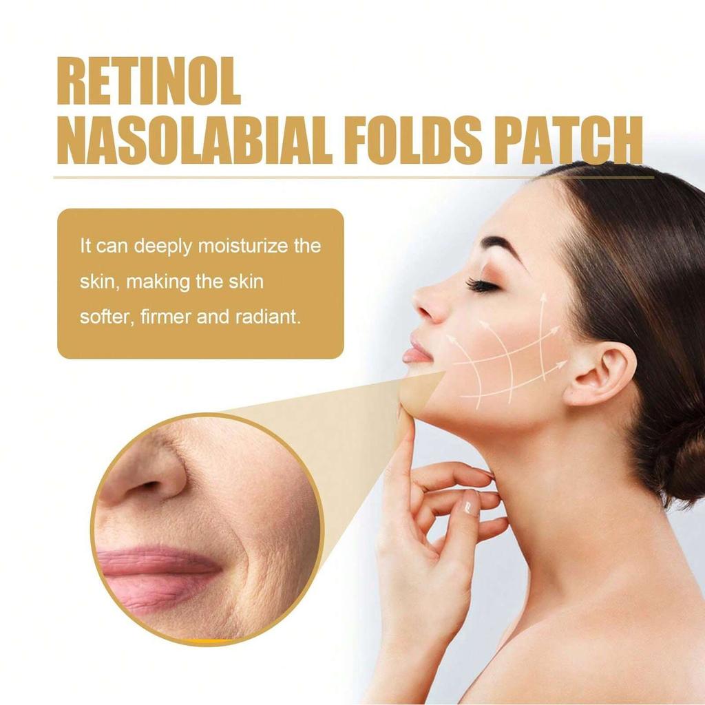 10Pcs Retinol Law Patch Nourishes Skin, Improves Fine Lines and Wrinkles Law Dull Skin
