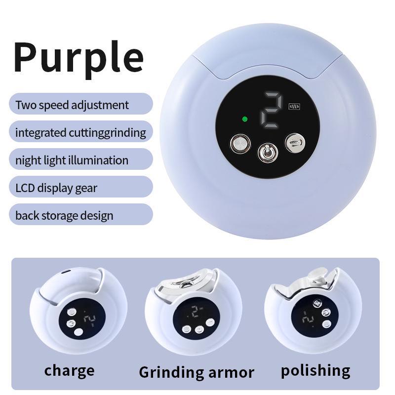 Automatic Electric Nail Grinder & Clippers for Children and Adults - Anti-Pinch Polishing Machine