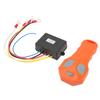 Universal Wireless Winch Remote Control Kit Waterproof Electric Winch Controller with 434MHZ Receiver for ATV Truck