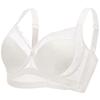Large size underwear women's big breasts show small sexy lace fat mm upper support gathers and collects secondary breasts to prevent sagging thin