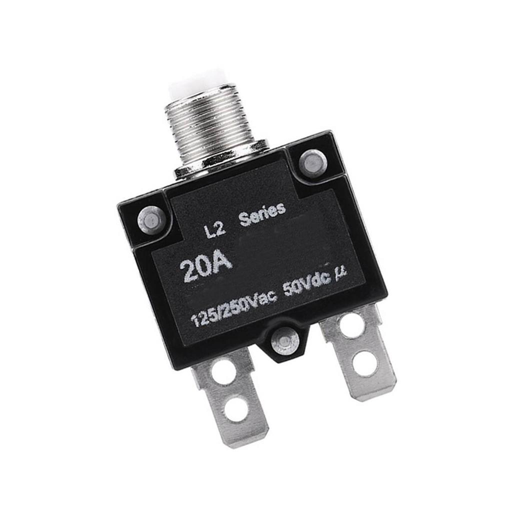 20A 125250V Rücksetzbarer thermischer Schalter Schutzschalter Überstrom Überlastschutz für Generator