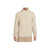 Nike Solid Color Hooded Zip Jacket Men Jackets Beige FB7483-251