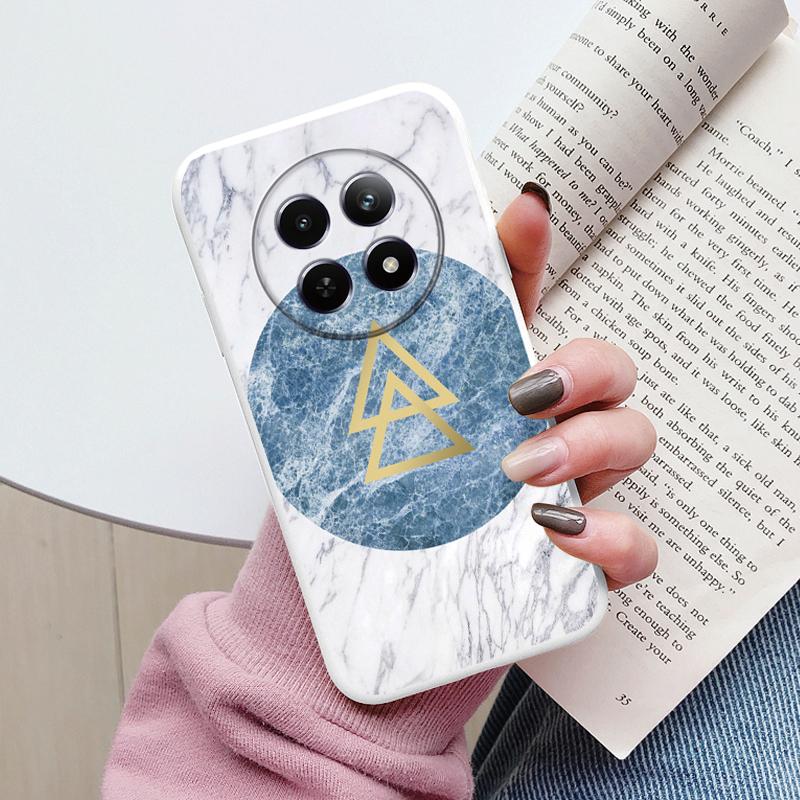Luxury Case For Redmi 14C 4G 14R 5G A4 Note 14 Pro 5G Poco C75 Fundas Marble Art Pattern Soft TPU Protection Cover Shockproof