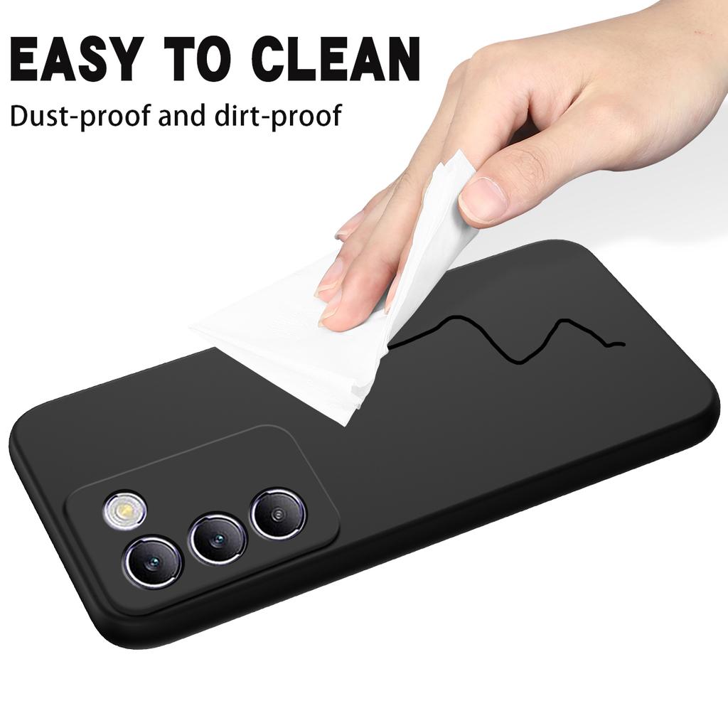 For vivo Y100 5G (Indonesia)/Y100 5G/T3 5G/Y200e 5G/V40 SE 5G/V30 Lite (ME) Liquid Silicone Case with Handy Strap