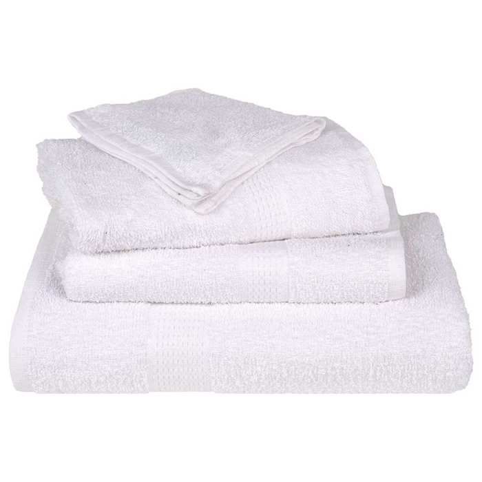 VidaXL Bath Towels 25 Pcs White 100x150 Cm 360 G/m² 100% Cotton, Towel, Set of Bath Towels, Towel 136660