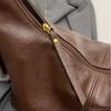 Korean Style Large Capacity Handbag Tote Bag Underarm Packs Sweet Retro PU Tote Bag  Travel