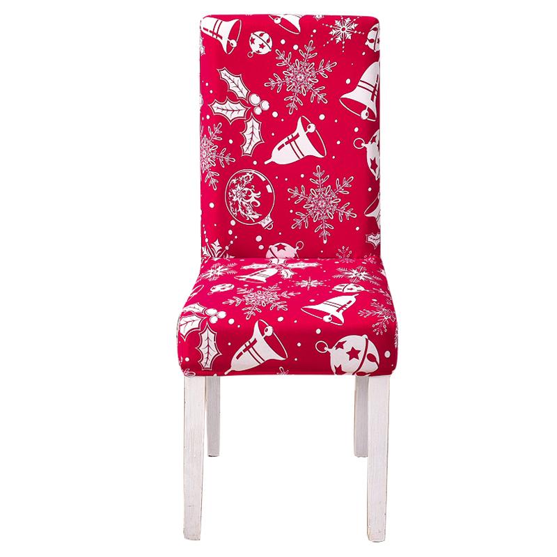 

Різдвяні чохли на стільці для їдальні, кухні, вечірки, готелю, бенкету, ресторану, офісного еластичного чохла на сидіння Housse De Chaise 1 шт. Universal
