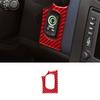 Luxury Red Carbon Fiber Front Start Button Panel Sticker For Corvette C6 05-13