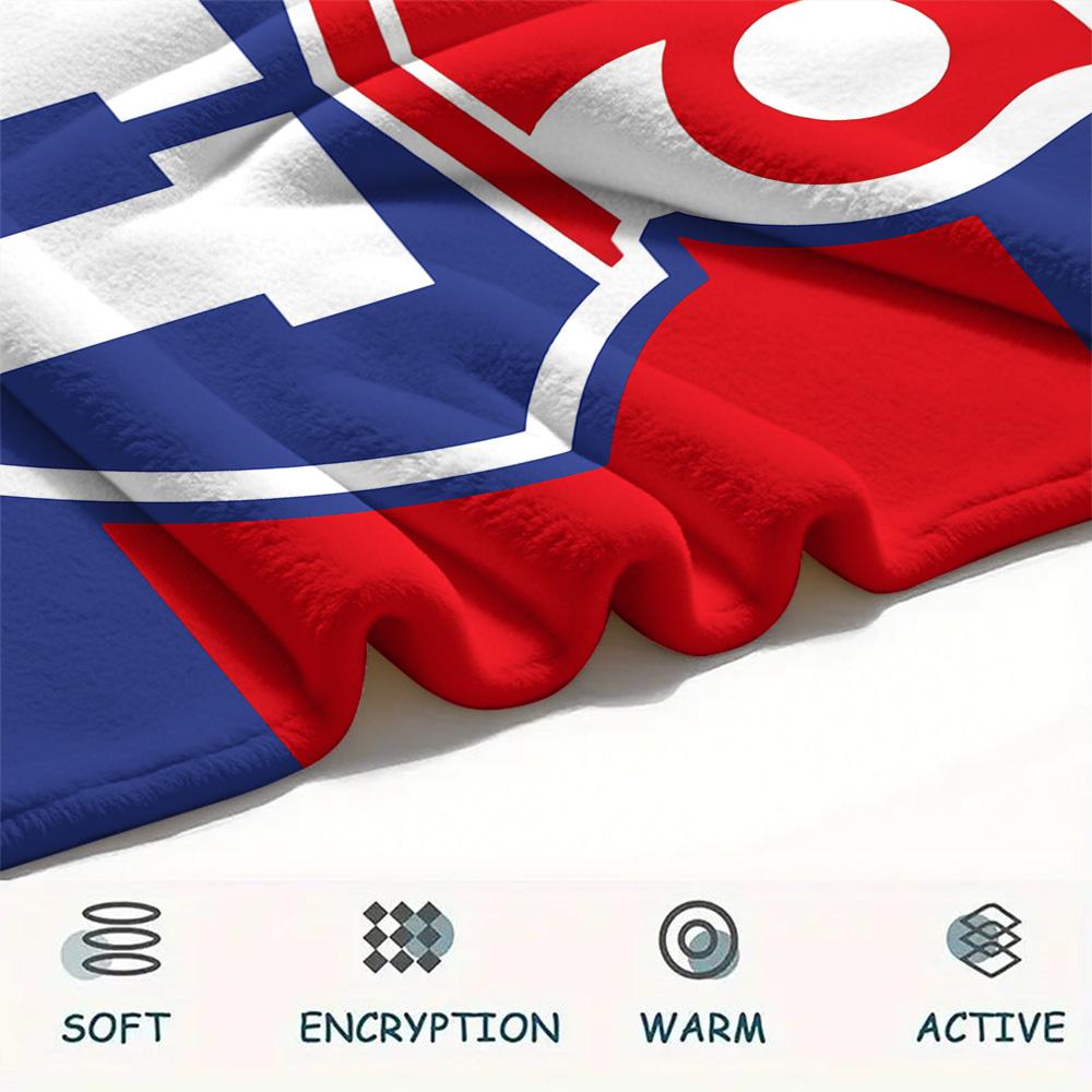 Universidad de Chile Print Flannel Blanket, High quality Comfortable for All Seasons, Home Decor, Warmth and Comfort, Perfect for Christmas Gifts