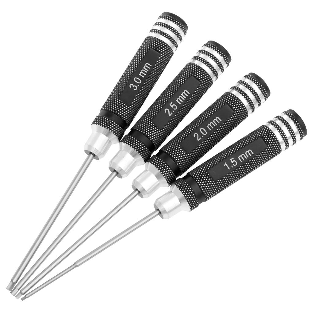 4/8Pcs Hex Screw Driver Repair Tool Set Non-slip 1/18 1/24 Scale Design for TRX4M SCX24 FCX18 Model Car Precise Screwdriver Tool