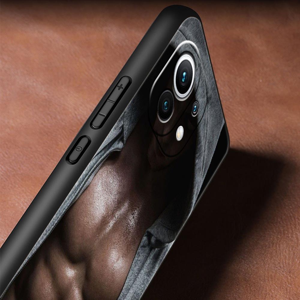 Phone Case Cover for Xiaomi Mi 17 15 14 13 12 11 Ultra 15T 14T 13T 12T 11T Pro Lite 5G Soft TPU Capas Sexy Muscle Man Fundas Bag