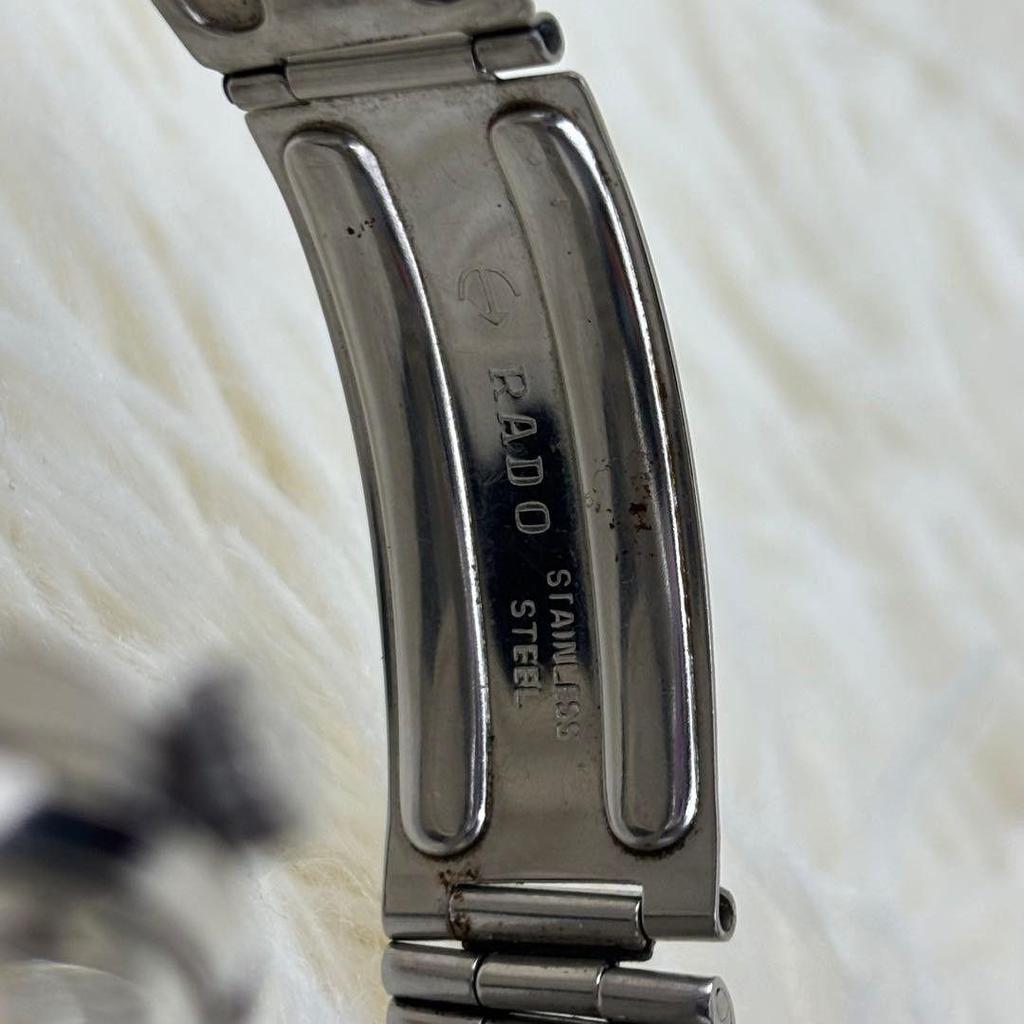 Used Rare Vintage RADO Green Horse Watch Automatic Silver Men's Working Item