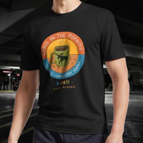 Chris in The Morning Active T-Shirt Funny Size Mode American T-shirt S разноцветный