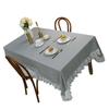 Florals Designs Polyester Tablecloth for Dining Table Waterproofs Washable Easy Cleaning Home Decoration