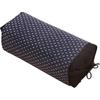 Iris Plaza Men's Buckwheat Pillow, Adjustable Height, 40 X 20 Cm, with Cover, Navy, Made with Buckwheat Husks and Japanese Tea Leaves
