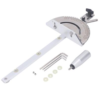 Table Saw Miter Gauge Adjustable Angle Clear Scale High Accuracy Aluminum Alloy for Woodworking