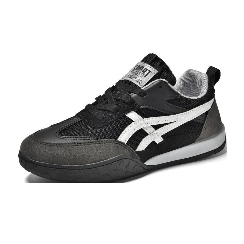 

New men s shoes sports leisure running men and women couple mesh breathable single shoes dirt-resistant college student green shoes 44 чёрный