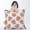 Medieval Style B & B Hotel Throw Pillow Cushion Sofa Living Room Pillowcase Backrest Pad - Soft Fabric Decorative Cushion