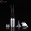 Leakproof Aroma Essential Oil Inhaler Cap Aluminum Bottles Silicone Cap Mini Essential Oil And Perfume Inhaler Dispenser Bottle