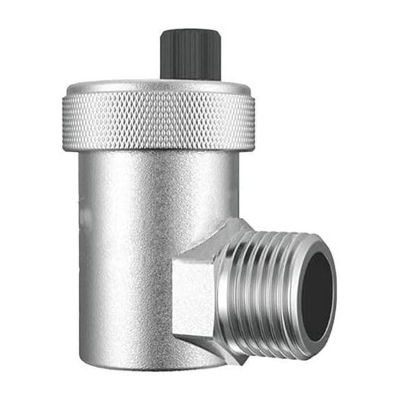 Automatic Quick Bleeder G1/2 Brass Bleed Valve Bleeder External Thread Pressure Relief Valve For Water Heating HVAC System
