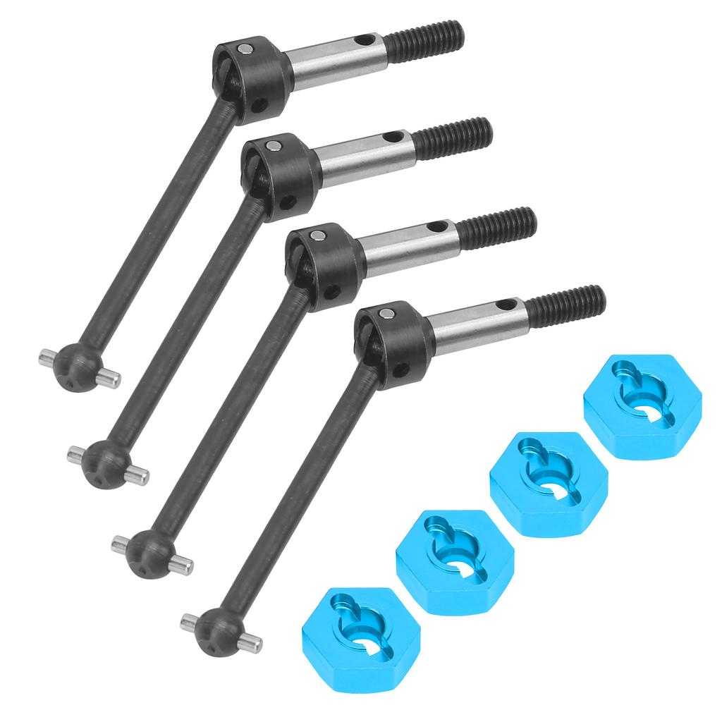 CVD Metal Drive Shaft Transmission Axle with Adapter for Sakura D3 XIS S TB03 TB03D TB03RBlue