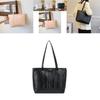 Elegant Pu Leather Large Capacity Tote Bag For Women Stylish Daily Handbag With Zipper Closure