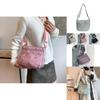 Fashionable Casual Crossbody Shoulder Bag With Soft Canvas Material For Women
