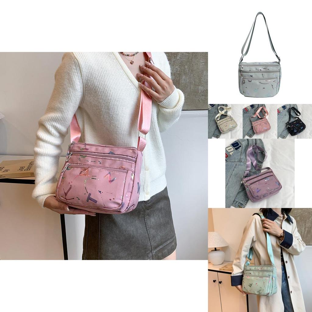 Fashionable Casual Crossbody Shoulder Bag With Soft Canvas Material For Women