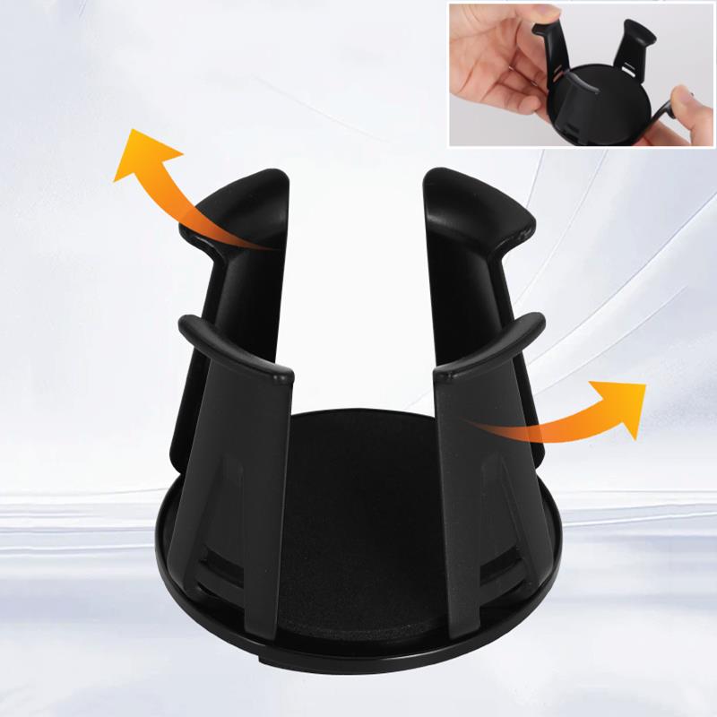 Multifunction Car Beverage Cup Bottle Holder Adhesive Cup Storage Rack Holder Car Drink Rack Auto Interior Accessories Black