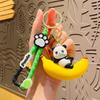 Panda Fruit Doll Keychain Backpack Car Cartoon Pendant Accessories Gift Couple