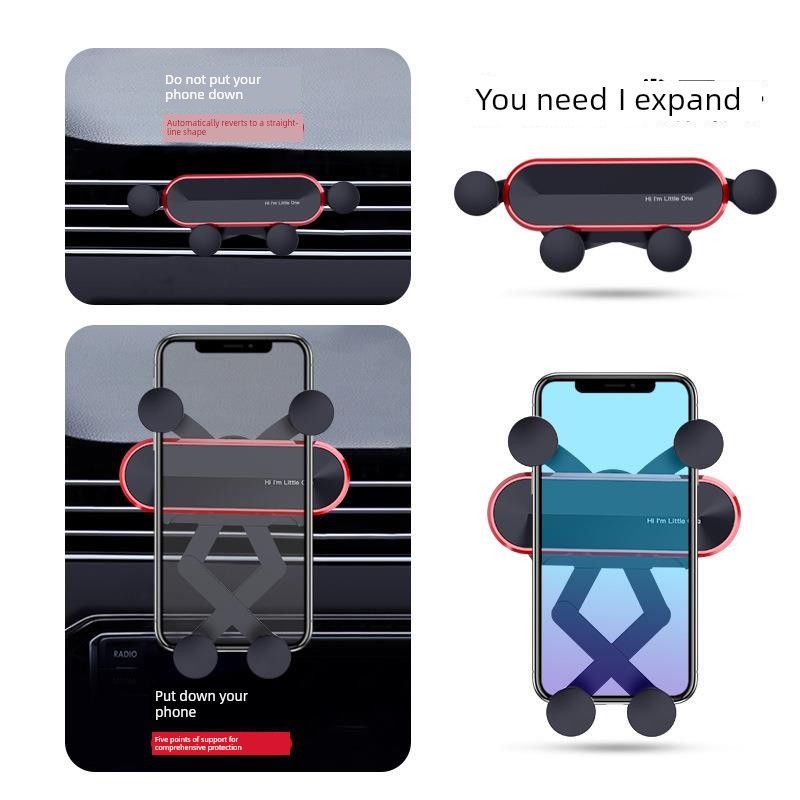 Car Phone Holder Anti-Shake 2026 New Model Air Vent Gravity Phone Holder for Navigation