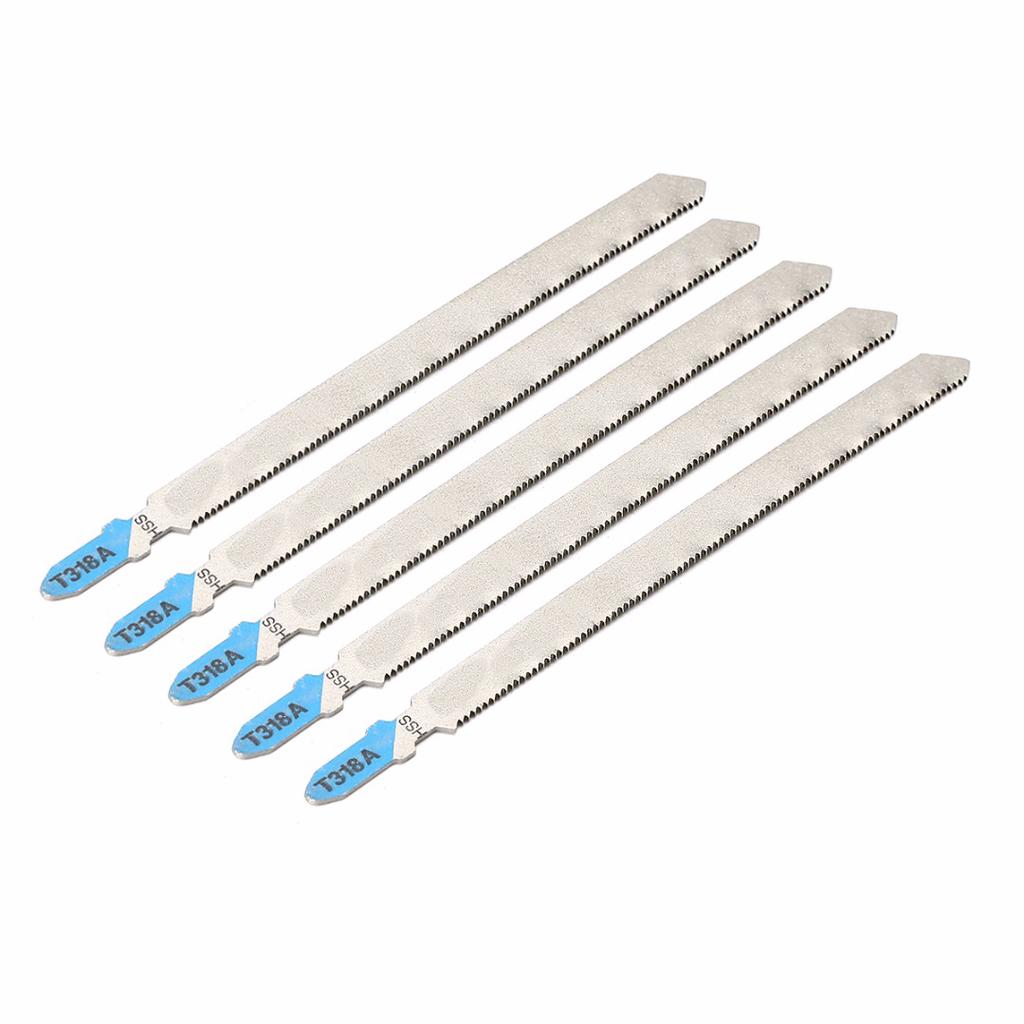 Buy 5pcs T318A HCS Curved Extra Long Jigsaw Blades for Metal Cutting
