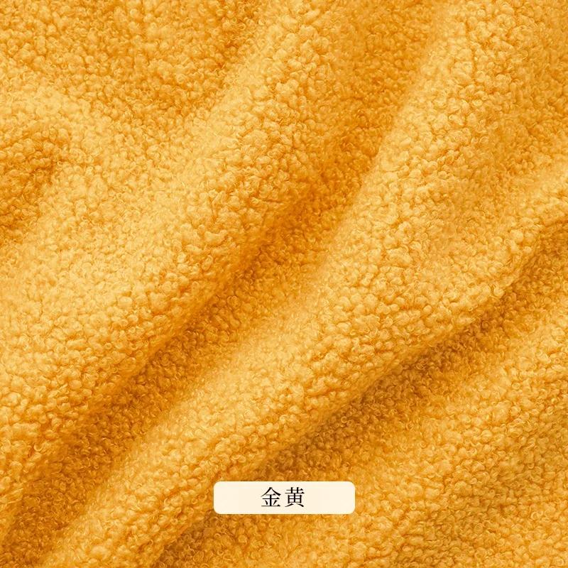Thickened Lamb Wool Fabric For Winter Hoodies, Plush Doll,Outerwear, Pet Nest, Handmade DIY Clothing Fabric 160x50cm/160x200cm