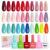 Set de 6 Culori Nou Gel Oje High-End Seria Trendy Rezistent Lucios Uscare Rapidă Gel pentru Unghii Formula Non-Toxica Kit Profesional pentru Unghii