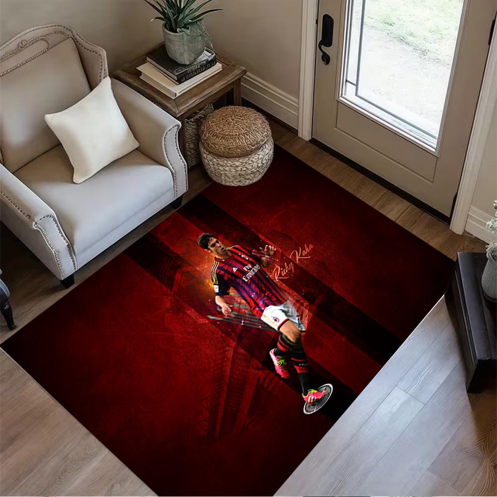 Ronaldo's Ac Milan Moment Carpet Suitable for Playrooms Bedrooms Dining Room Decorate Room Anti-slip Rug Decorate Offices Spiritual Gift
