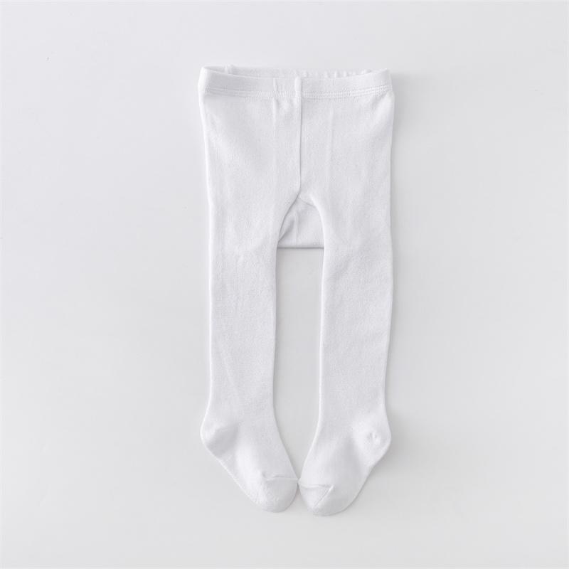 Newborn White Black Tights For Baby Knitted Stockings for Girls Cotton Infant Tights For Girls Casual Toddler Pantyhose Autumn Spring