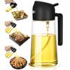 2-in-1 Oil Dispenser Bottle Sprayer Oil Kitchen Olive Oil Sprayer for Cooking Mister for Air Fryer, BBQ, Salad Frying with Brush