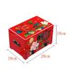 Elegant Large Capacity Jewelry Box Vintage Makeup Case Chinese Wedding Gift Hand Painted Lacquer