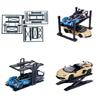 Model Vehicle Garage 2 Level Organization Stand 1/64 Scale Car Model Display Rack Assembly Kits Stable Showcase Platform