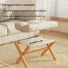 Schuhwechsel Hocker Massivholz Klappfußhocker Sofa- & Büro-Fußstütze