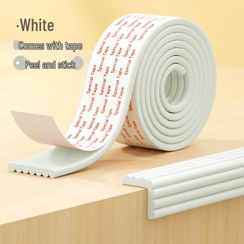 

Beam and Stair Anti-Collision Padding: Soft Sponge Wall and Corner Edge Protector 2m with adhesive (1 piece)