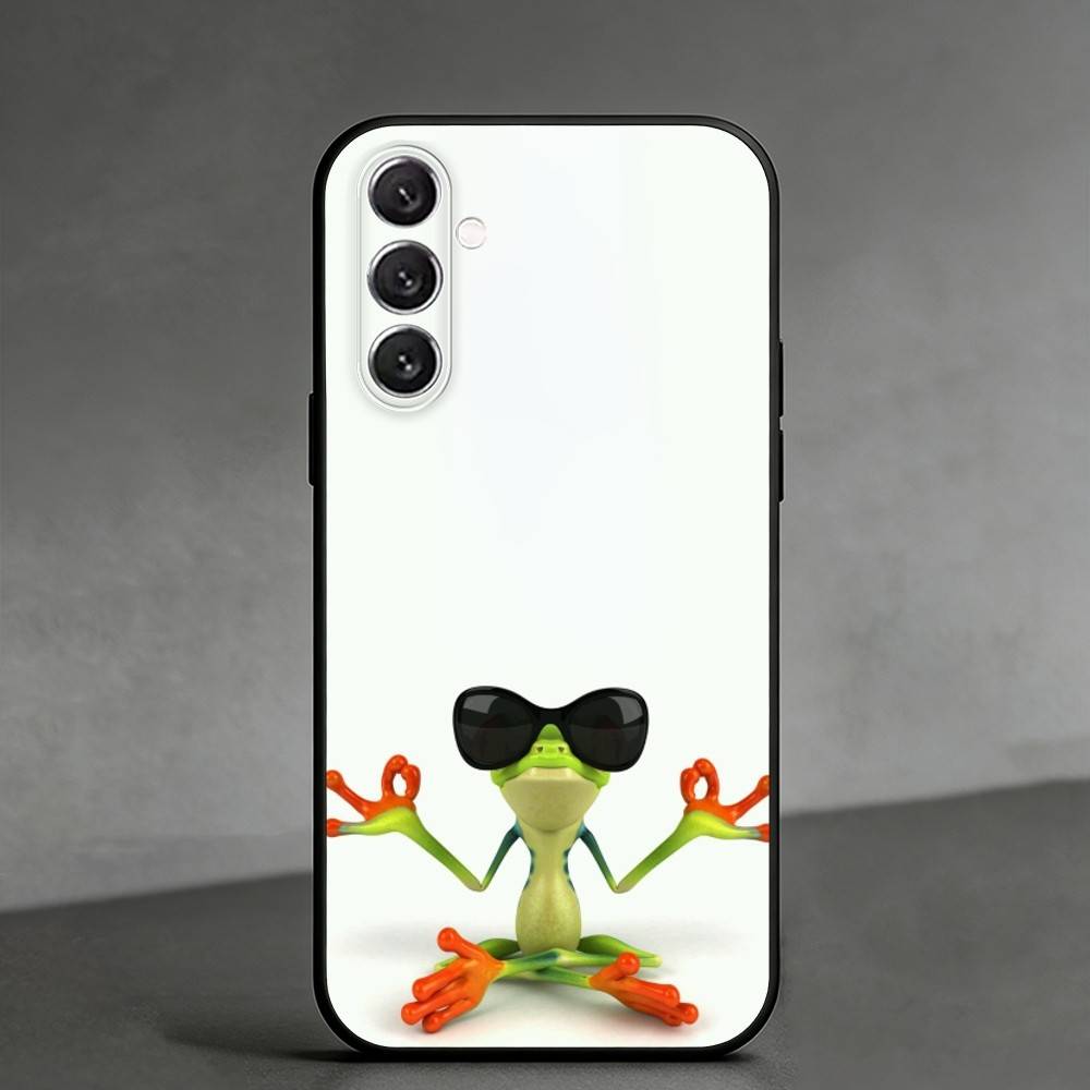 A-Abstract A-art F-frog Phone Case For Samsung Galaxy A91,80,73,72 ,71,53,52,32 ,31,22,21s,20,Soft Black Case
