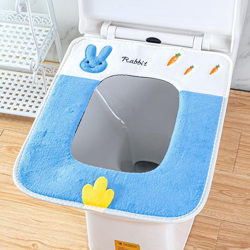 

Four Seasons Universal Zipper Ring Cover Waterproof Household Winter Toilet Cover Rabbit Toilet default