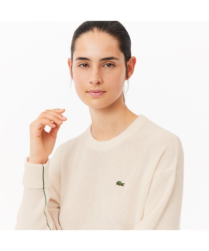 LACOSTE Women'S Rings Rings Crewneck Sweater Af9551-54N 70V