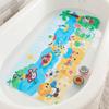 Baby Bath Mat Non Slip Baby Bathtub Mat with Strong Suction Cup 40x10cm Extra Long Cartoon Toddler Shower Bath Mats Bathroom Rug
