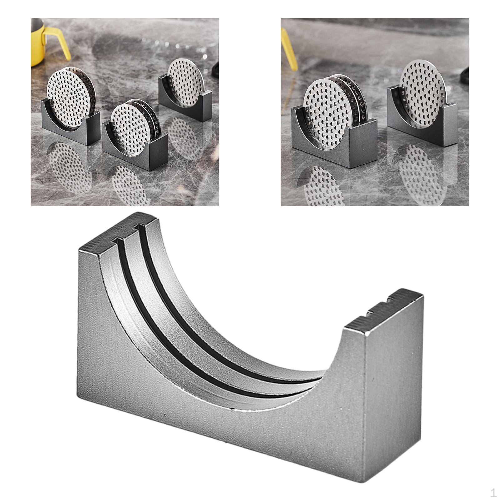 

Подставка для экрана для шайбы для эспрессо, держатель для кофейного фильтра, компактная компактная столешница для 2 grid