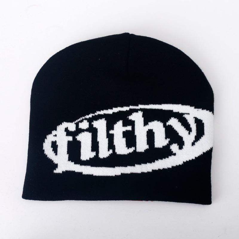 Autumn and Winter Single Product Multi-color Letter Knitted Hat Popular Hip-hop Street Hat Men's and Women's Sports and Leisure Cold Hat